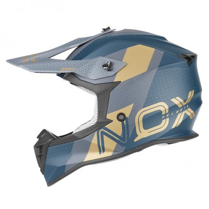 Кацига Nox N633 Viper Blue Gold