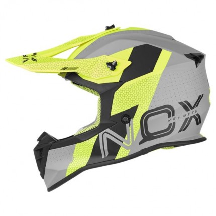 Кацига Nox N633 Viper Nardo Grey - Neon Yellow